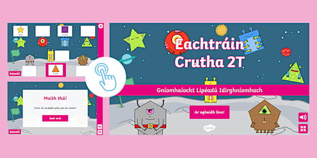 Labelling D Shapes Gaeilge Hecho Por Educadores Twinkl