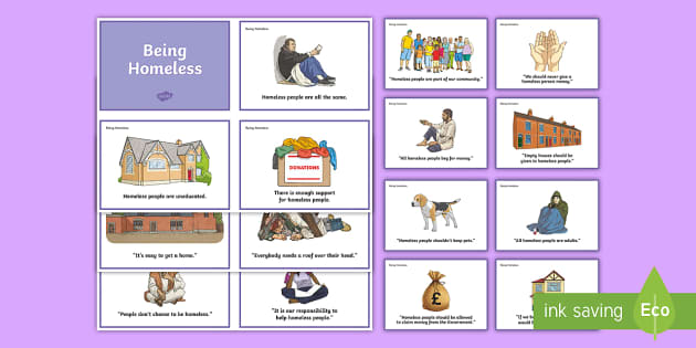 Being Homeless Discussion Prompt Cards Teacher Made