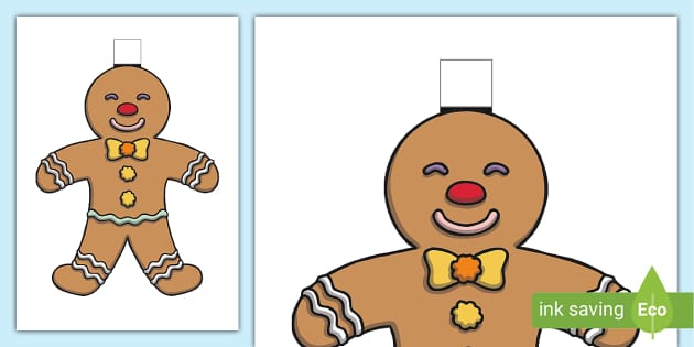 Christmas Gingerbread Man Bunting Teacher Made Twinkl