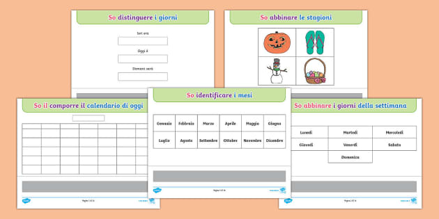 Attivit Calendario Bes Hecho Por Educadores Twinkl