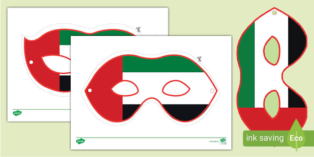 UAE National Day Masks Teacher Made Twinkl