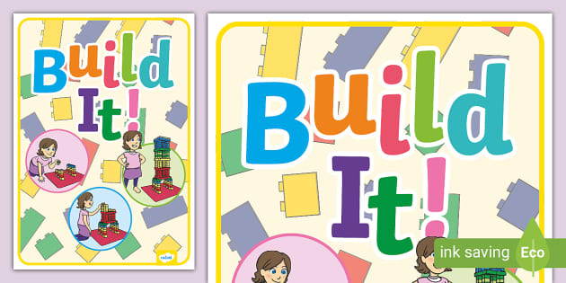 Build It Display Poster Lehrer Gemacht Twinkl