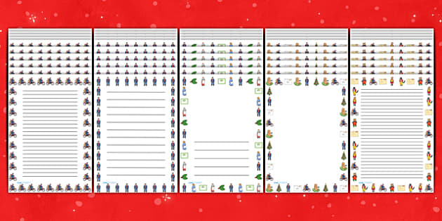 Page Borders To Support Teaching On The Jolly Christmas Postman