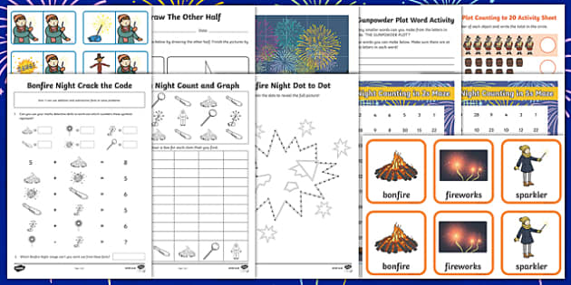 Bonfire Night Activity Pack Professor Feito Twinkl