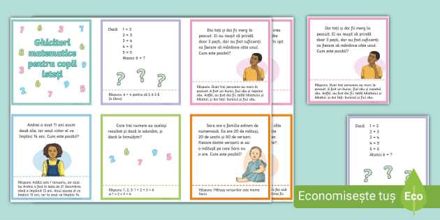 Ghicitori Matematice Cartona E Teacher Made Twinkl
