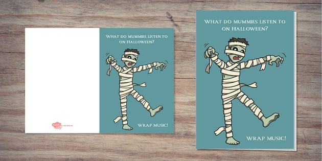 Mummies Joke Card Twinkl Party L Enseignant A Fait