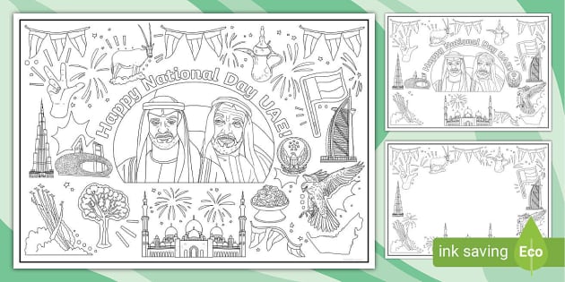 Ks Uae National Day Doodle Teacher Made Twinkl