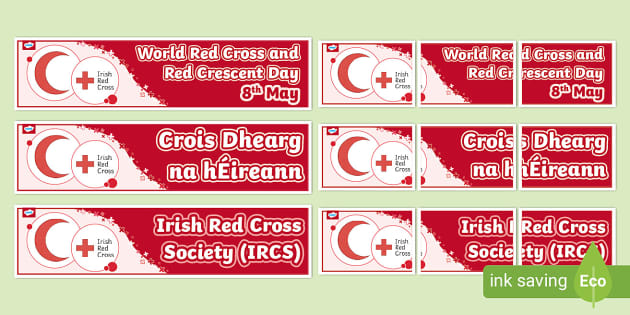 World Red Cross And Red Crescent Day Display Banner