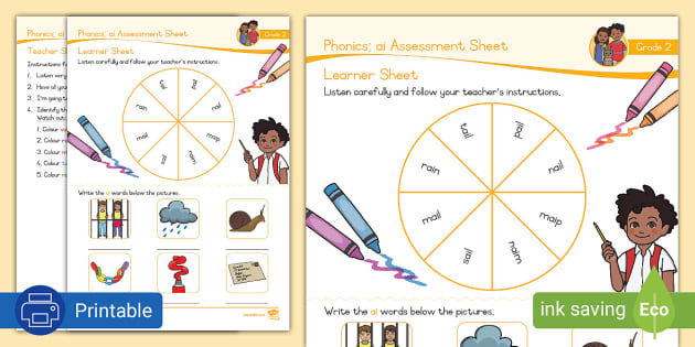 Grade Phonics Ai Assessment Sheet L Enseignant A Fait