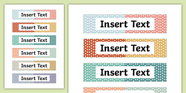 Neutral Themed Editable Tray Labels Teacher Made Twinkl