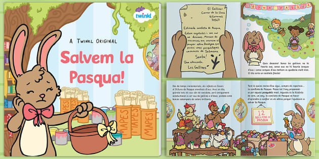 Ebook Salvem la Pasqua Català teacher made Twinkl