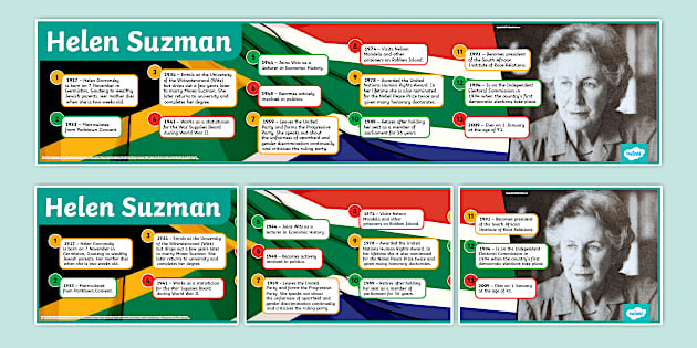 Helen Suzman Timeline Display Poster L Enseignant A Fait