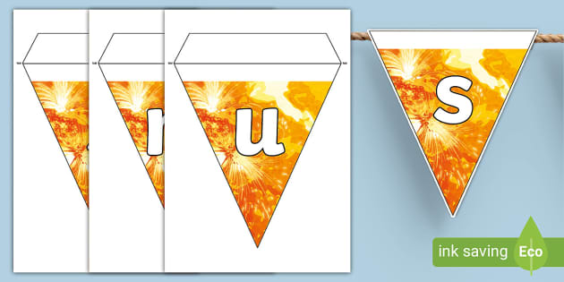 Summer Solstice Bunting Hecho Por Educadores Twinkl