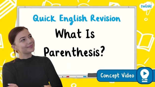 FREE What Is Parenthesis KS2 English Concept Video