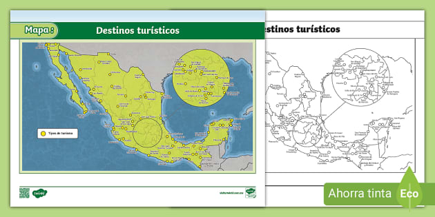 Mapa Destinos Tur Sticos L Insegnante Ha Fatto Twinkl