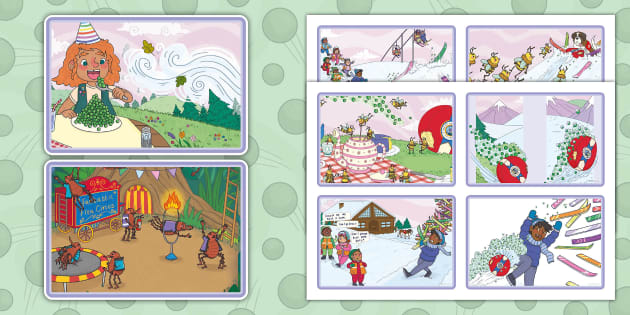 The Peas And The Sneeze Story Sequencing Cards Twinkl