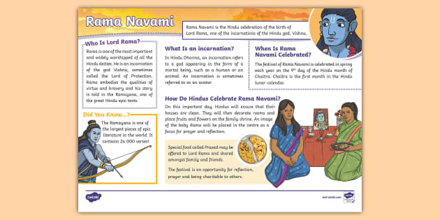 Rama Navami Ks Fact File Lehrer Gemacht Twinkl