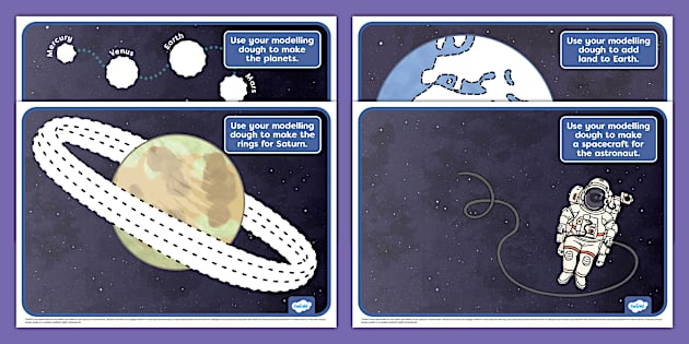 Let S Explore Space Modelling Dough Mats Teacher Made