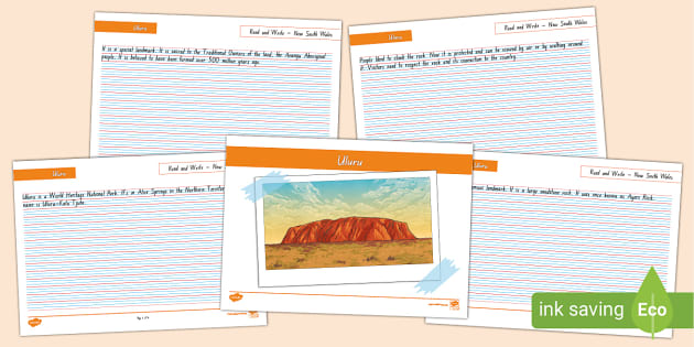 Uluru Handwriting Activity Sheet Professor Feito Twinkl