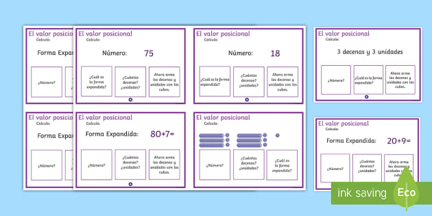 Tarjetas De Preguntas Valor Posicional Teacher Made