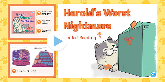 Harold S Worst Nightmare KS1 Guided Reading Questions PowerPoint