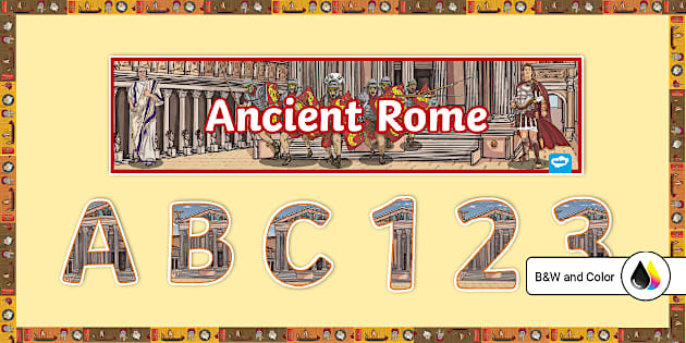 Ancient Rome Bulletin Board Pack Teacher Made Twinkl