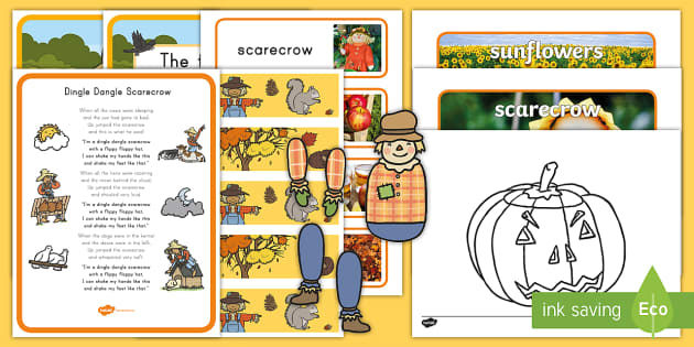 Scarecrow Bulletin Board Pack Teacher Made Twinkl