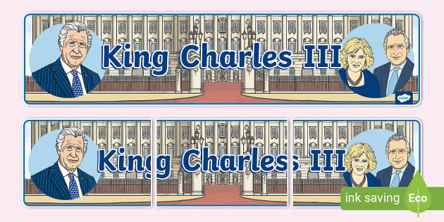 FREE King Charles Display Banner Lehrer Gemacht