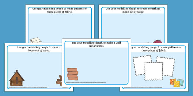 Materials Modelling Dough Mats Twinkl Teacher Made