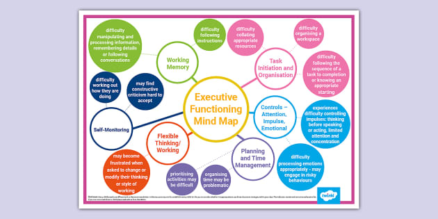 Executive Functioning Mind Map Lehrer Gemacht Twinkl