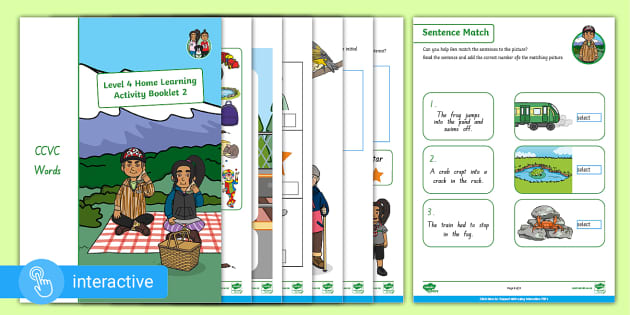 Interactive Home Learning Activity Booklet Level 4 Book 2