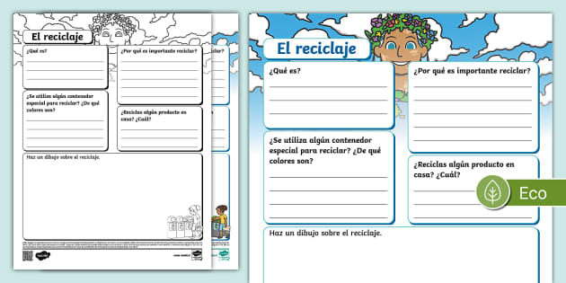 Ficha De Investigaci N El Reciclaje Hecho Por Educadores