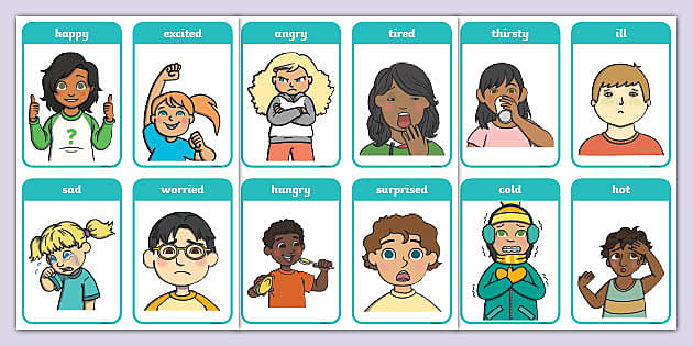 Emotions And Expressions Flashcards L Insegnante Ha Fatto