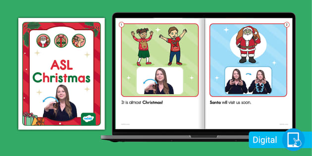 ASL Christmas Emergent Reader EBook L Enseignant A Fait