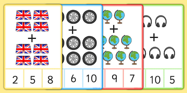 Illustrated Peg Card Sums Within Teacher Made Twinkl