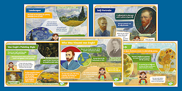 Eyfs All About Vincent Van Gogh Fact Files Twinkl Twinkl