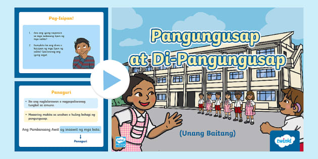 Pangungusap At Di Pangungusap Powerpoint Unang Baitang Grade 1 Twinkl