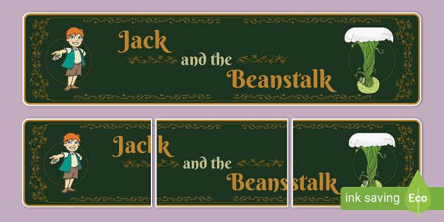 Jack And The Beanstalk Display Banner Teacher Made