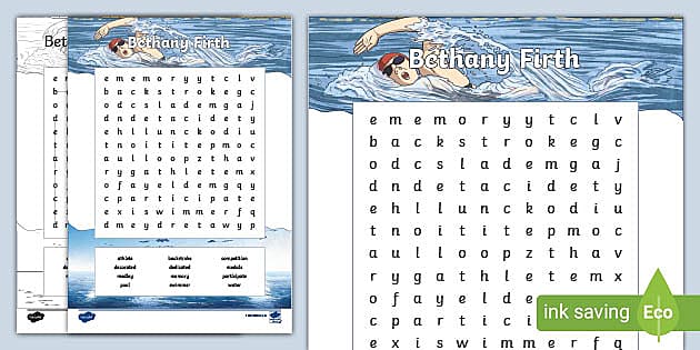 Bethany Firth Word Search L Insegnante Ha Fatto Twinkl