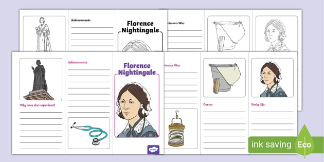 Florence Nightingale Leaflet Template Teacher Made