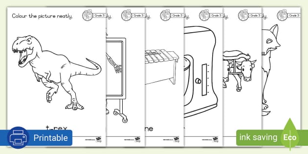 Gr R Phonics Colouring Pages Letter X Profesor Hizo