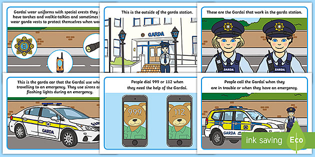 The Garda Station Aistear Scenario Cards Teacher Made