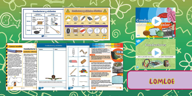 Pack LOMLOE Materiales Conductores Y Aislantes Conocimiento Del Medio