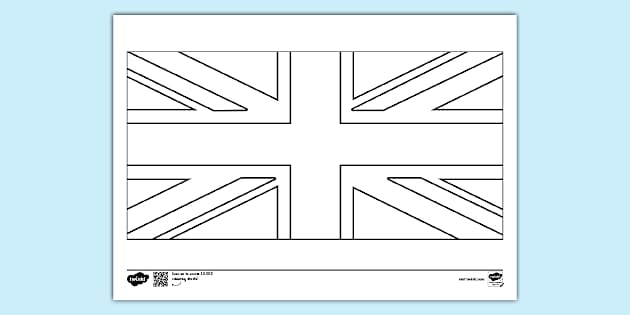 Union Flag Coloring Sheets Teacher Made Twinkl