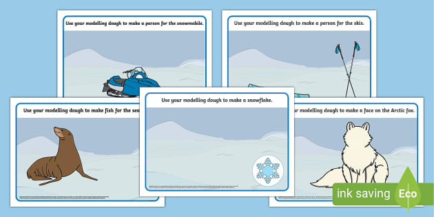 Polar Regions Modelling Dough Mats Hecho Por Educadores