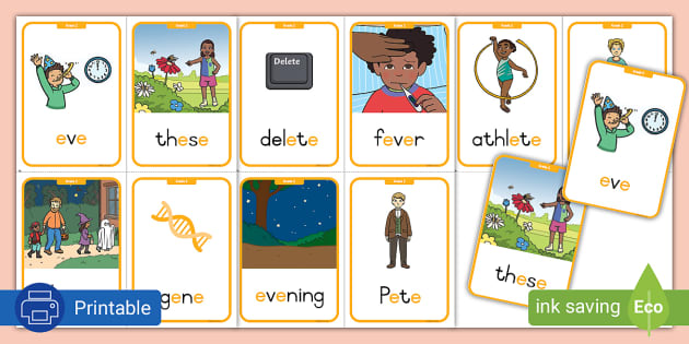 Grade 2 Phonics E E Flashcards Lehrer Gemacht Twinkl