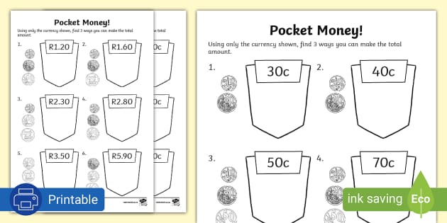 Money Worksheets I Resource I Twinkl Lehrer Gemacht