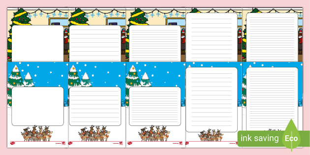 Letter From Santa Writing Templates L Enseignant A Fait