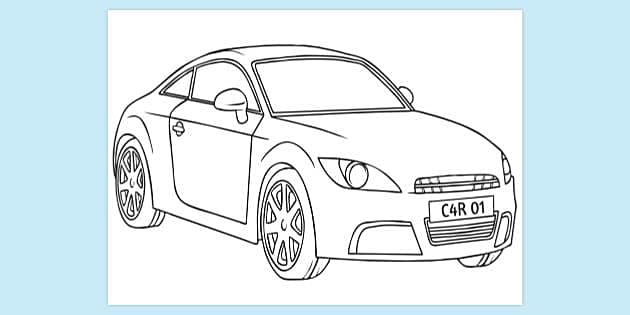 Free Printable Car Colouring Page Colouring Sheets