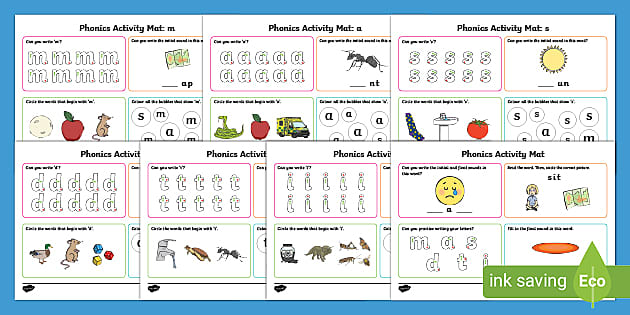 EYFS MASDTI Phonics Activity Mats Ages 4 5 Twinkl